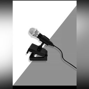 1pc Mini Phone Microphone & 1pc Holder